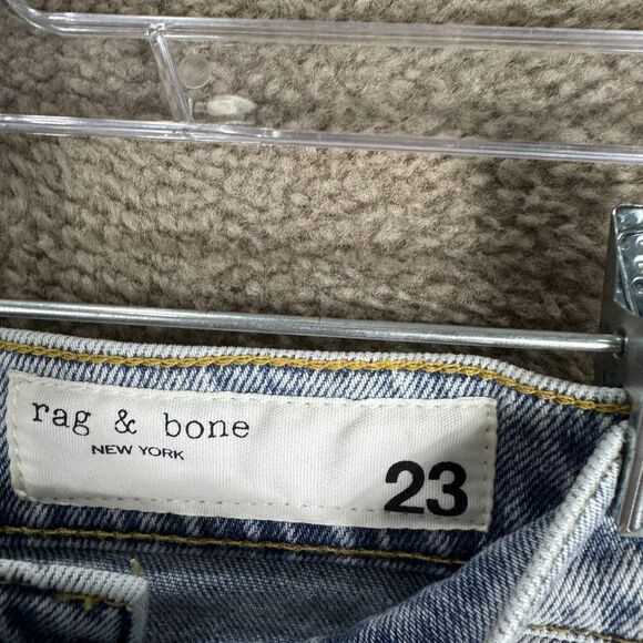 Rag & Bone Jeans Womens 23 Peyton High Rise Bootcut Stretch Slit Hem Denim Pants - Picture 8 of 16